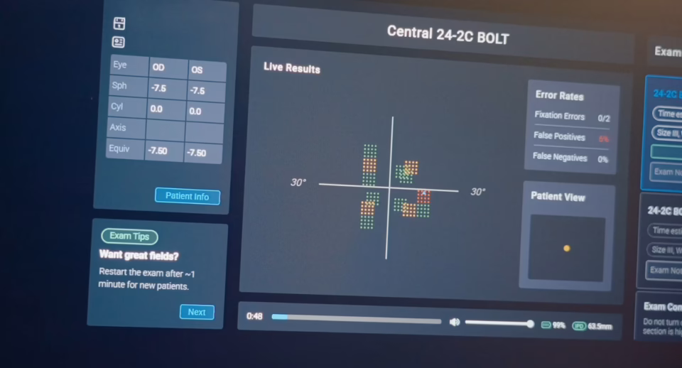 A screenshot of the Carrot software
