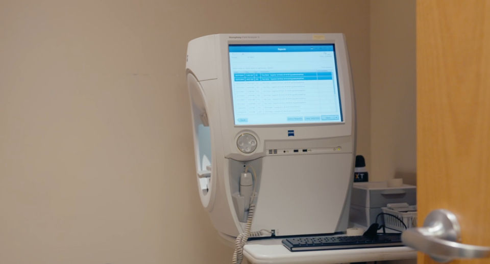 A Humphrey Visual Field Analyzer